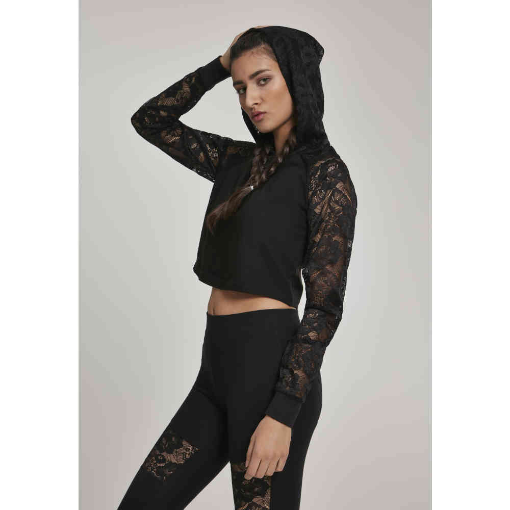 Urban Classics - Short Laces Hoodie/trui - Zwart
